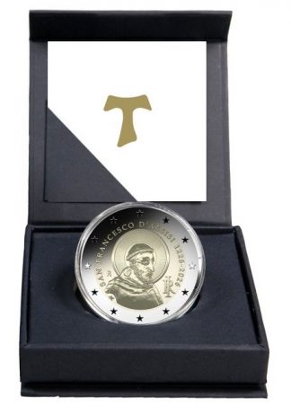 Ultima novità 2026!!! ITALIA 2€  REVERSE Proof - 800° Ann. della morte di San Francesco
