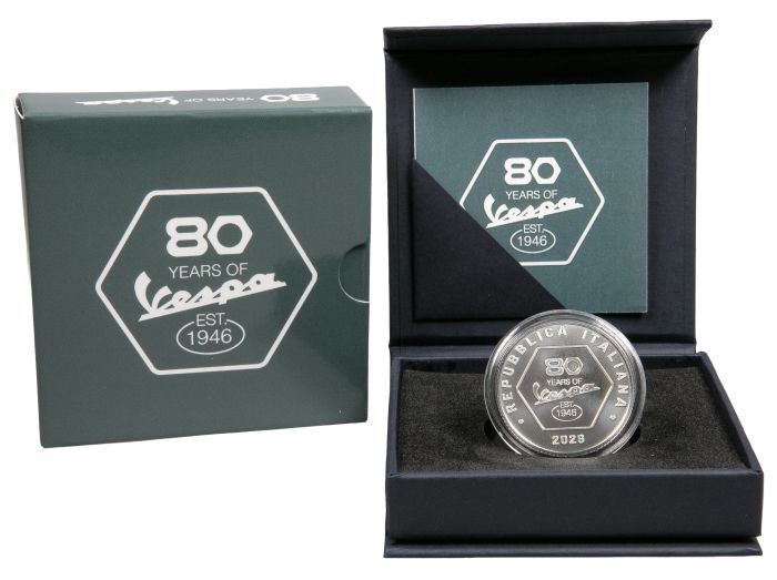 Ultimo arrivo 2026!!! Italia 5 euro argento -80° Ann. della VESPA - immagine 2