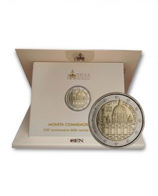 Ultimo arrivo!!! 2025 Vaticano - 2 euro 550° Ann. della nascita di Michelangelo