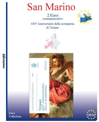 Novità Foglio per 2 euro San Marino 2026 - Tiziano