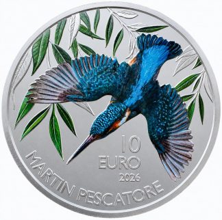 Ultimo arrivo!! 2026 San Marino 10 Euro "Martin pescatore" Fauna di San Marino